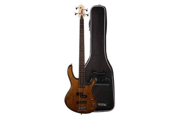 Cort Action PJ E-Basse Walnut Set Housse image 1