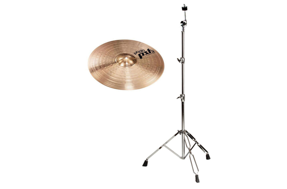 Paiste PST 5 16" Medium Crash + Set de Support Droit image 1
