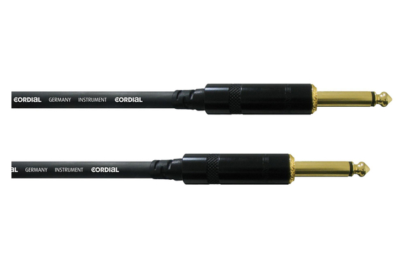 Cordial CCI 3 PP Câble Instrument 3 m Noir image 1