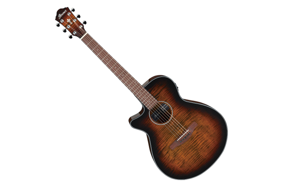 Ibanez AEG70L-TIH Lefthand Tiger Burst image 1