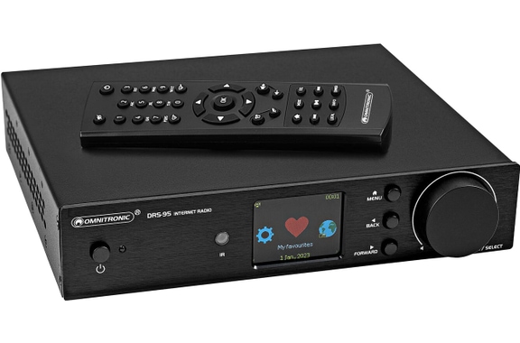 Omnitronic DRS-95 Internet Radio with DAB+ and Bluetooth image 1