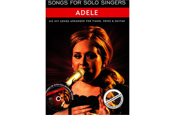Songs for Solo Singers - Adele - Piano, Guitar, Vocals incl. CD image 1