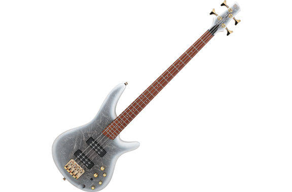 Ibanez SR300EDX-FBM Frozen Black Glacier Matte image 1