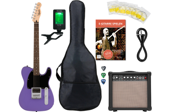 Squier Sonic Esquire Ultraviolet Starter Set image 1