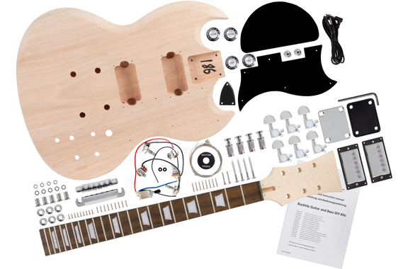 Rocktile Electric Guitar Kit Double Cut Style image 1