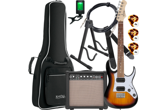 Rocktile Youngster YS-1SB 3/4 E-Gitarren Starter Set Sunburst image 1