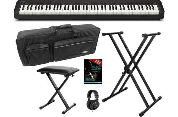 Casio CDP-S110 BK E-Piano Nero Stage Set image 1