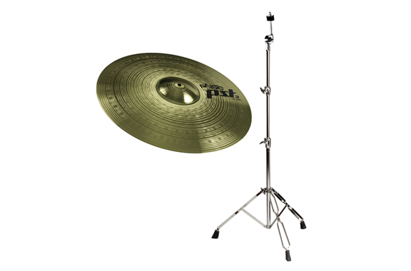 Paiste 20" PST 3 Ride + Beckenstandaard recht Set image 1