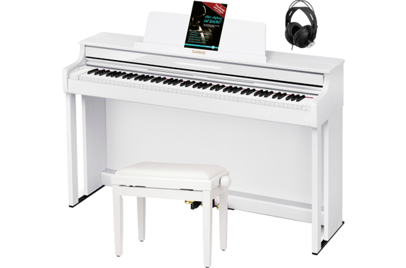 Casio Celviano AP-550 WE Digitalpiano bianco Set image 1
