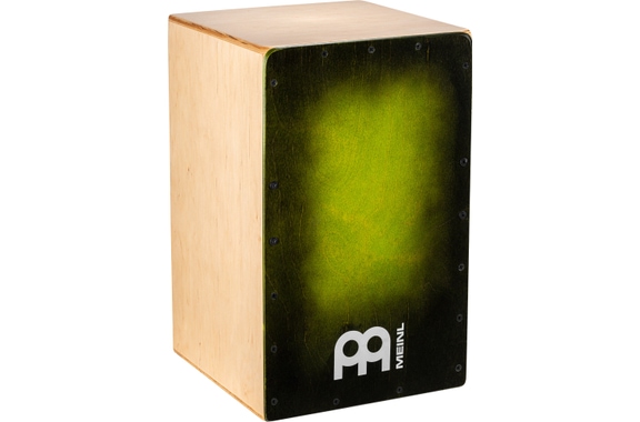 Meinl Percussion Snarecraft Series Snare Cajon 100 Édition Spéciale Green Burst image 1