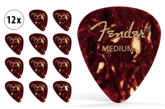 Fender 351 Púas Medium Paquete de 12 image 1