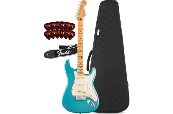 Fender Player II Stratocaster MN Aquatone Blue Set image 1