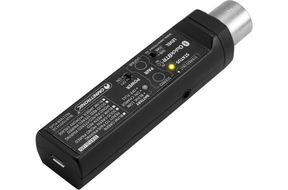 Omnitronic QuickBTR-5.0 XLR aptX Bluetooth 5.0 Receiver image 1