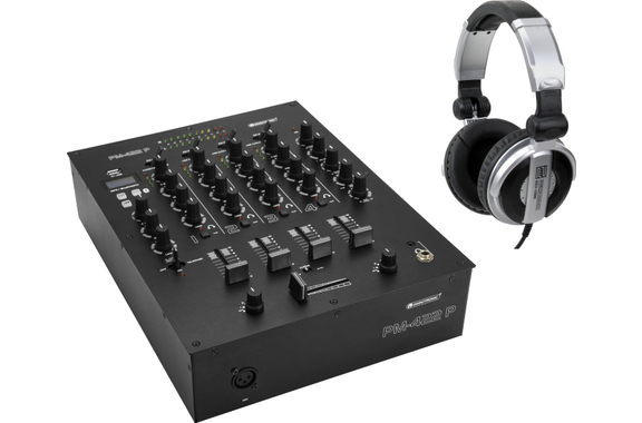 Omnitronic PM-422P DJ Mixer met Bluetooth & MP3-Player Set image 1