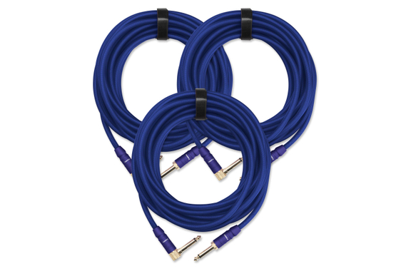 Pronomic Trendline INST-6B Instrumentenkabel 6m blau 3x Set image 1