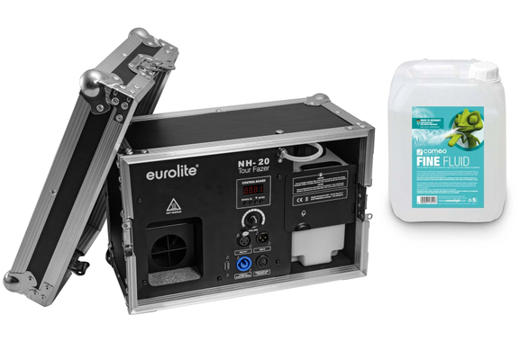 Eurolite NH-20 Máquina de Niebla de Gira + Set de 5L de Fluido image 1
