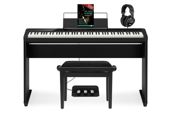 Casio PX-S1100 BK Privia Digitalpiano Zwart Home Set image 1