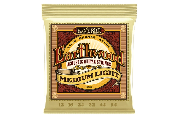 Ernie Ball 2003 Earthwood 80/20 Medium Light image 1