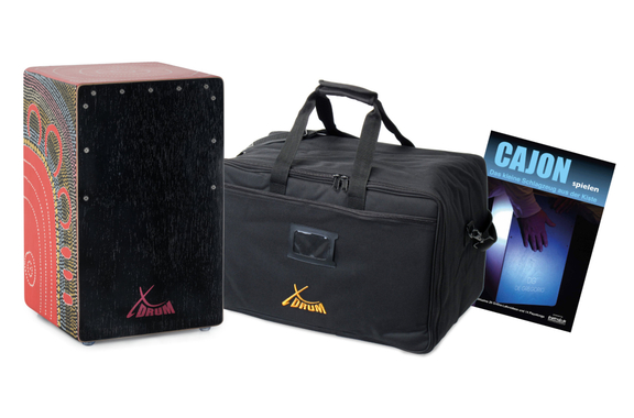 XDrum Design Series Cajon "Flower" Set incl. Bolsa + Escuela image 1