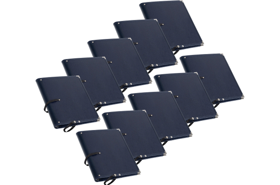 Classic Cantabile Deluxe Music Folder Blue 10-Pack image 1