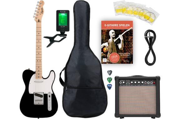 Squier Sonic Telecaster Black Starter Set image 1