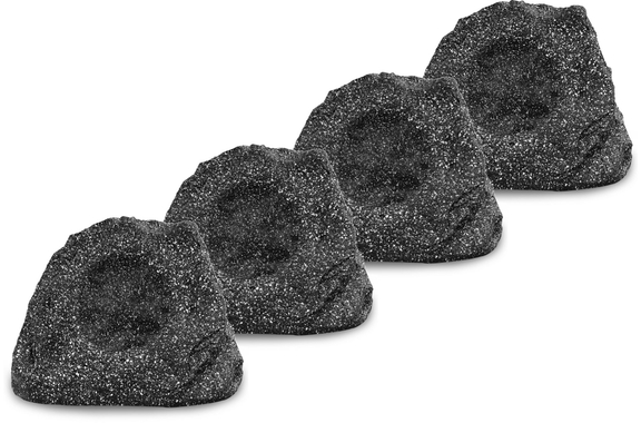 Pronomic SSP-660 GR Outdoor-Lautsprecher Gartenlautsprecher 40 Watt, grau 4x Set image 1
