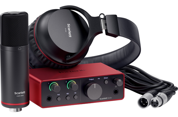 Focusrite Scarlett Solo 4th Gen Studio Pack image 1