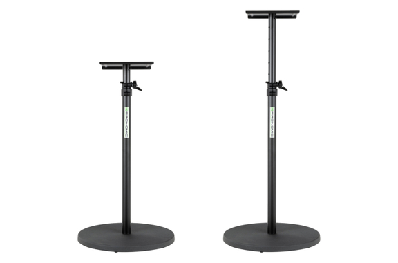 Pronomic SLS-128 BK Studio Monitor Stand with Round Base Pair image 1