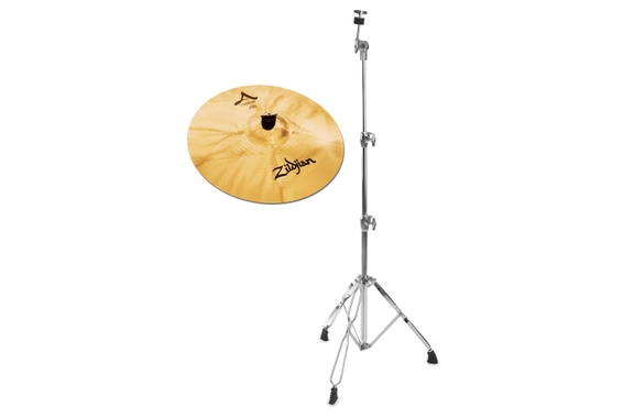 Zildjian A Custom Crash 18" + Support De Cymbale Droit SET image 1