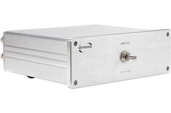 Dynavox AMP-S III Verstärker/Boxen-Umschalter Silber image 1
