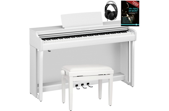 Yamaha CLP-825 WH Digitalpiano bianco opaco Set image 1
