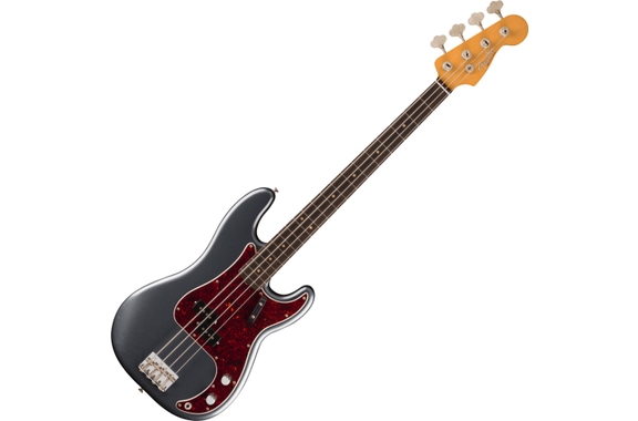 Fender Vintera II Road Worn '60s Precision Bass Charcoal Frost Metallic image 1