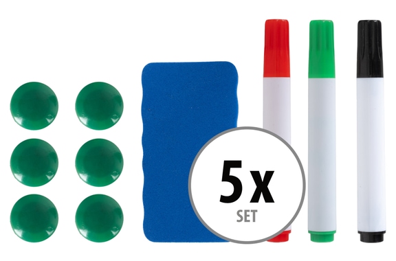 Kit de Accesorios Pronomic WBA-6090 para Pizarra Blanca 5x Set image 1