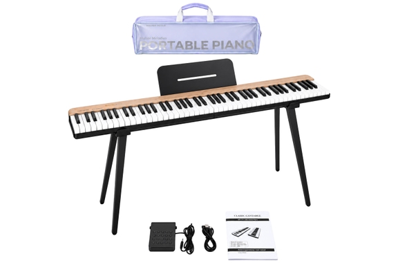 Classic Cantabile MP-175 Little Grand Piano, set con soporte image 1