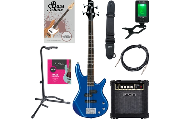 Ibanez GSRM20-SLB Electric Bass Starlight Blue Starter Set image 1