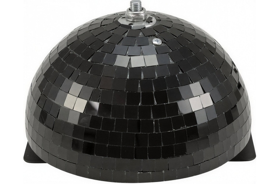 Eurolite Halve Spiegelbol 20 cm Zwart Gemotoriseerd image 1