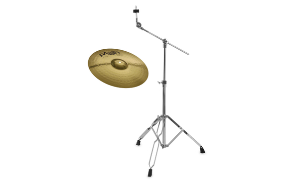 Paiste 101 Brass Crash de 16" + Soporte para Platillo con Brazo SET image 1