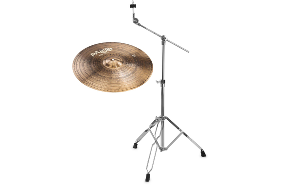 Paiste 900 Series 20" Ride + Boom Cymbal Stand SET image 1