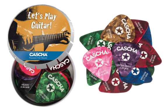 Cascha HH 2293 Guitar Pick Set Box image 1