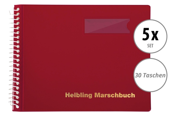 Helbling BMR30 Libro de Marcha rojo 30 fundas Set de 5 image 1