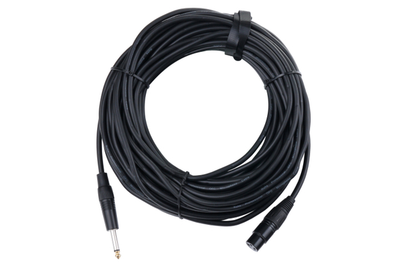 Pronomic Stage XFJ-20 Cavo Microfono XLR/Jack 20 m Nero image 1