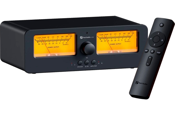 Conmutador Fosi Audio LC30 VU Amplificador/Altavoces Naranja image 1