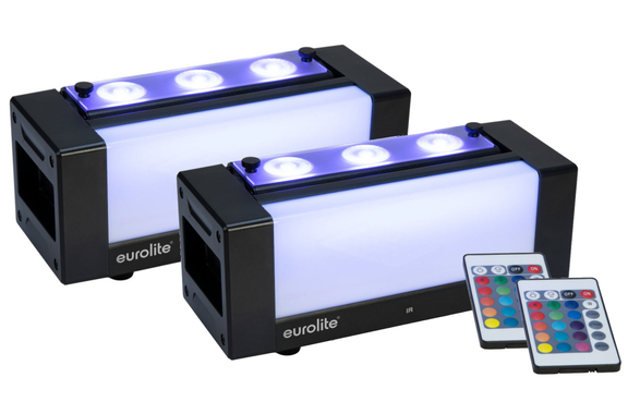 Eurolite AKKU Bar-3 Glow QCL Flex QuickDMX Set da 2 image 1