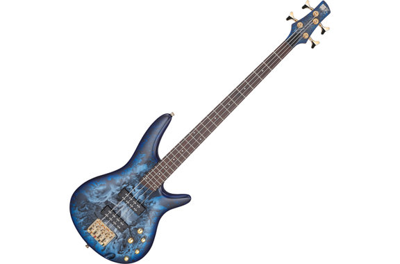 Ibanez SR300EDX-CZM Electric Bass Cosmic Blue Frozen Matte image 1
