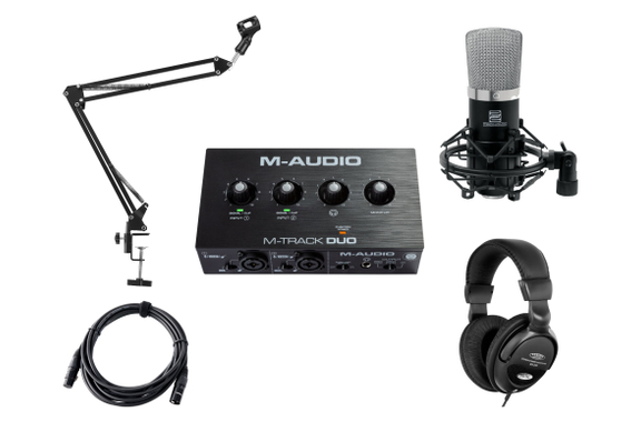 M-Audio M-Track Duo Podcast Set image 1