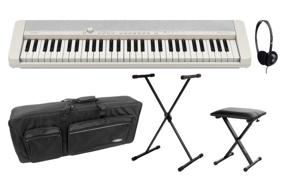 Casio CT-S1WE Casiotone Teclado Set Deluxe Blanco image 1