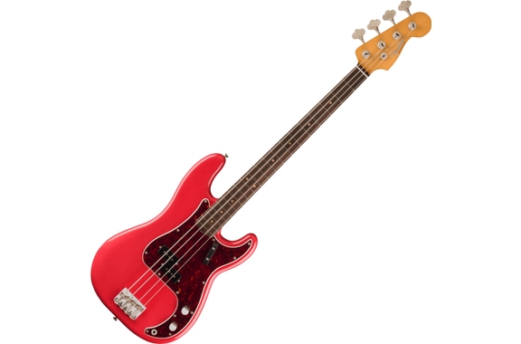 Fender Vintera II Road Worn '60s Precision Bass Fiesta Red image 1