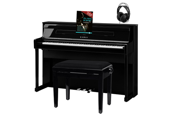 Kawai CA-901 EP Digitalpiano zwart hoogglans Set image 1
