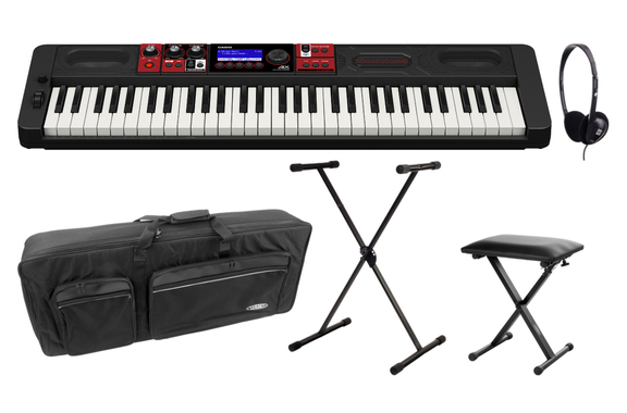 Casio CT-S1000V Casiotone Keyboard Schwarz Deluxe Set image 1