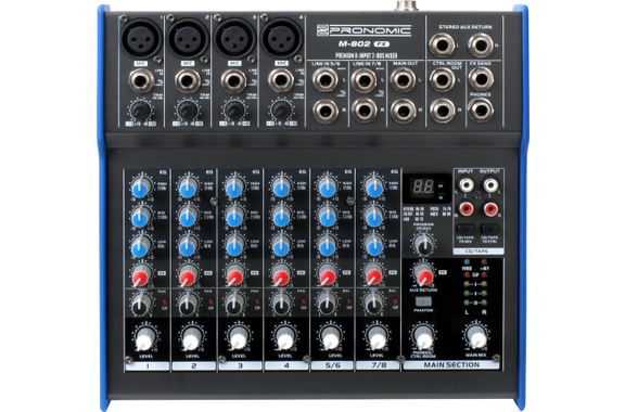 Pronomic M-802FX Mixer image 1